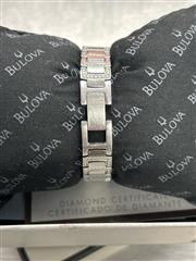 USED BULOVA Lady's Wristwatch 96L170 SCRATCHES ON CRYSTAL